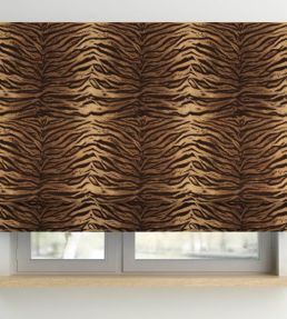 Tiger Fabric by Arley House Caramel
