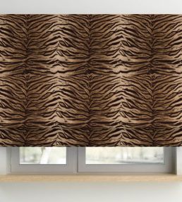 Tiger Fabric by Arley House Nutmeg