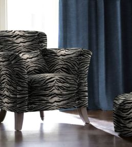 Tiger Fabric by Arley House Smoke