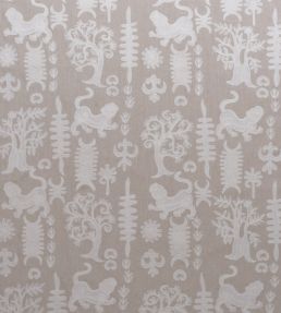 Tiger Tree Fabric by Andrew Martin Ivory