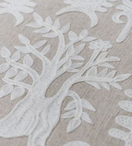 Tiger Tree Fabric by Andrew Martin Ivory