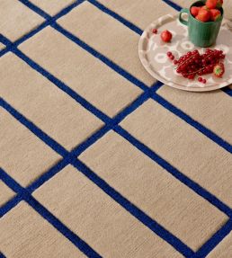 Marimekko Tiiliskivi rug Bright Blue 132908140200-US Bright Blue
