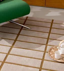 Marimekko Tiiliskivi rug Bronze Yellow 132906140200-US Bronze Yellow