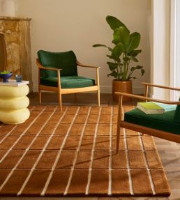 Marimekko Tiiliskivi rug Brown 132905140200 Brown