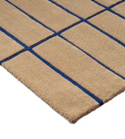 Marimekko Tiiliskivi Runner rug Bright Blue 132908070245-US Bright Blue