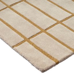Marimekko Tiiliskivi Runner rug Bronze Yellow 132906070245-US Bronze Yellow