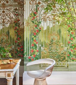 Tijou Gate Mural by Cole & Son Spring