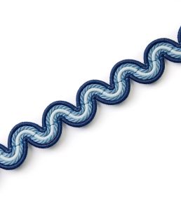 Tikal Twist Tape Trimming by Christopher Farr Cloth Azzurro