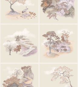 Tile Toile Wallpaper by Cole & Son Autumnal
