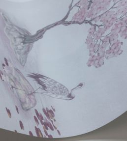 Tile Toile Wallpaper by Cole & Son Pink