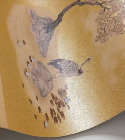Tile Toile Metallic Wallpaper by Cole & Son Gilded Autumnal