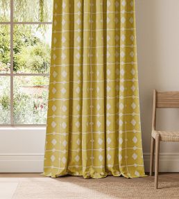 Tiles Fabric by Scion Buttercup
