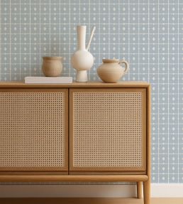 Tiles Wallpaper by Scion Cornflower