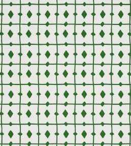 Tiles Fabric by Scion Kelly Green