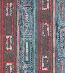 Time Teller Fabric by Christopher Farr Cloth Berry