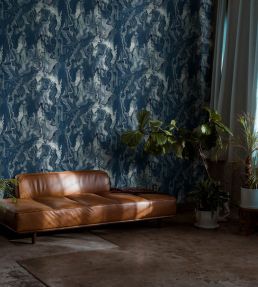 Timeless Stones Wallpaper by Coordonne Blue