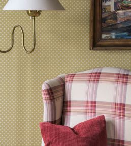 Tiny Flower Wallpaper by Langelid Von Bromssen Golden Yellow
