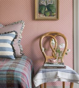 Tiny Flower Wallpaper by Langelid Von Bromssen Powder Pink