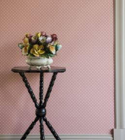 Tiny Flower Wallpaper by Langelid Von Bromssen Powder Pink