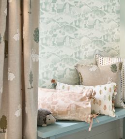 Tiny Trees Fabric by Villa Nova Neutral