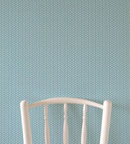 Tiny Tulips Wallpaper by Ottoline Blue