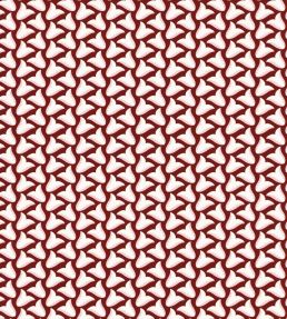 Tiny Tulips Fabric by Ottoline Burgundy