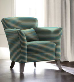 Tiraz Fabric by Arley House Sea