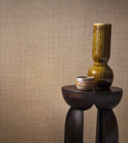 Tisaro Wallpaper by Casamance Tabac