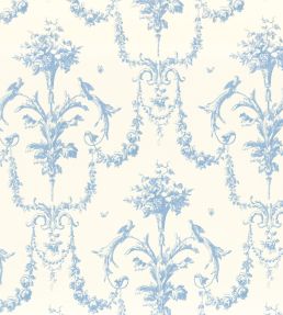 Tissu Corne D'Abondance Fabric by Camengo Bleu Faience