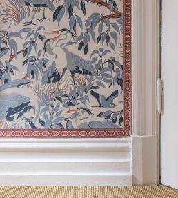 Titicaca Wallpaper by Langelid Von Bromssen Brick Red