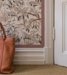 Titicaca Wallpaper by Langelid Von Bromssen Brick Red