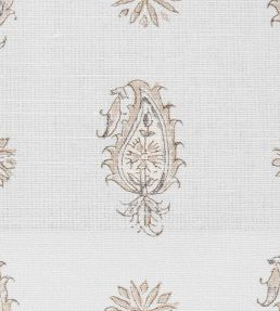 Persian Paisley Fabric by Titley and Marr Dove&Sand