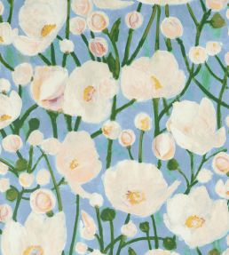 Tivoli Wallpaper by Thibaut Sky Blue