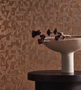 Tiznit Wallpaper by Casamance Acajou