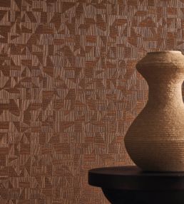 Tiznit Wallpaper by Casamance Acajou