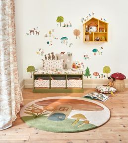Villa Nova Toadstool Town rug Yellow RG2038M Yellow