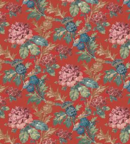 Tobermory Fabric by Arley House Scarlet