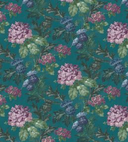 Tobermory Fabric by Arley House Teal