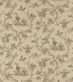 Toile Chinoise Wallpaper by Colefax and Fowler Charcoal