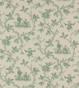 Toile Chinoise Wallpaper by Colefax and Fowler Forest