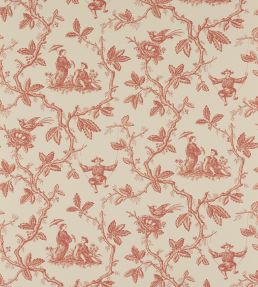 Toile Chinoise Wallpaper by Colefax and Fowler Pink