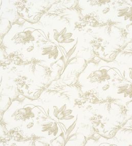 Toile De Fleurs Wallpaper by Schumacher Birch