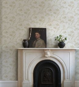 Toile De Fleurs Wallpaper by Schumacher Birch