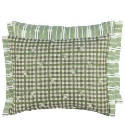 Toile Vichy Cushion 30 x 40cm by Designers Guild Emerald
