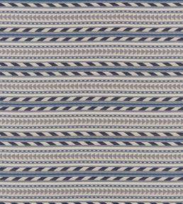 Tokola Fabric by William Yeoward Indigo