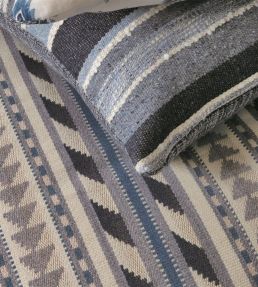 Tokola Fabric by William Yeoward Indigo