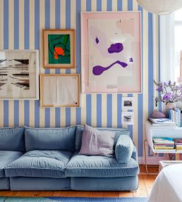 Toldo Wallpaper by Coordonne Blue
