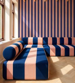 Toldo Wallpaper by Coordonne Cobalt