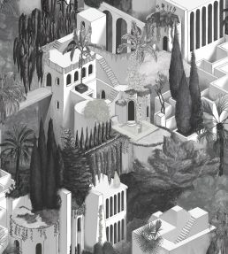 Toledo Wallpaper by Rebel Walls Graphite