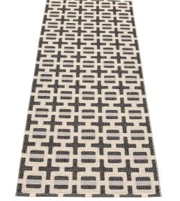 Pappelina Tom Runner rug Black TOMX712 Black